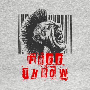 free throw on the barcode punk T-Shirt